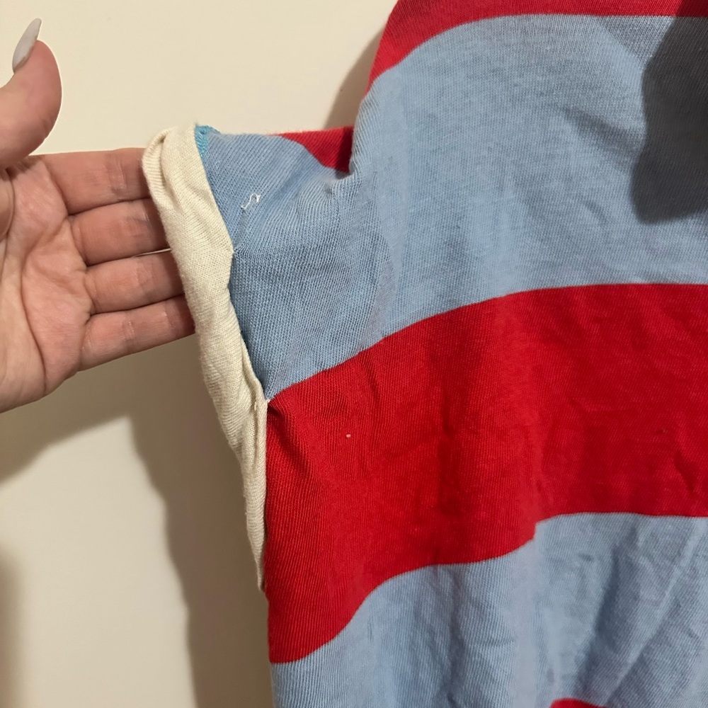 We The Free Red and Blue Striped Shirt - Picture 2 of 6